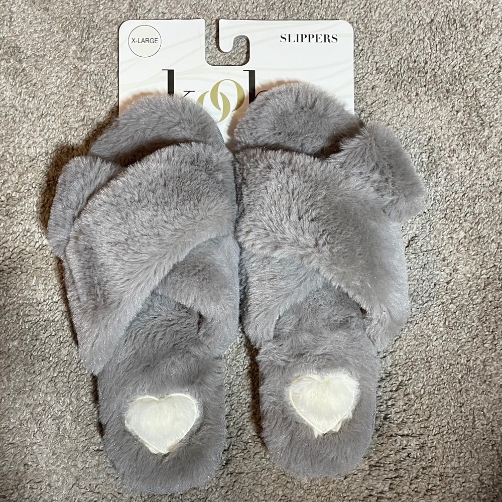 KOOBA NWT gray sandal slippers XL